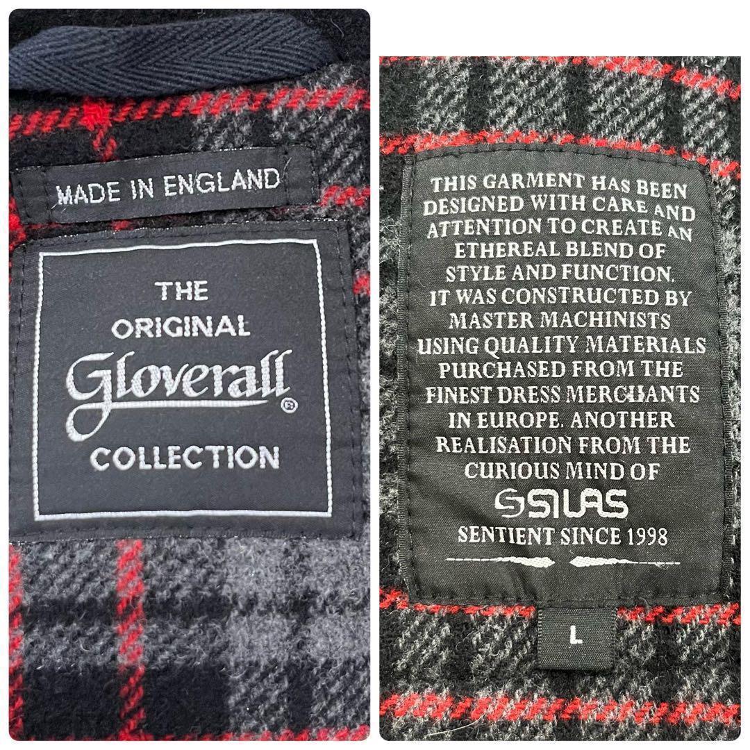 英国製✨グローバーオール×SILAS ダッフルコート　ウール　ブラック　Lサイズ