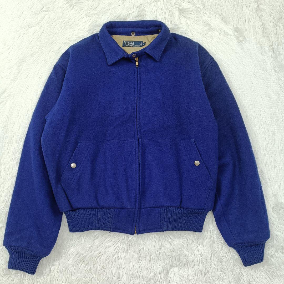 80s〜90s ポロ バイ ラルフローレン ウールジャケット ブルゾン L
