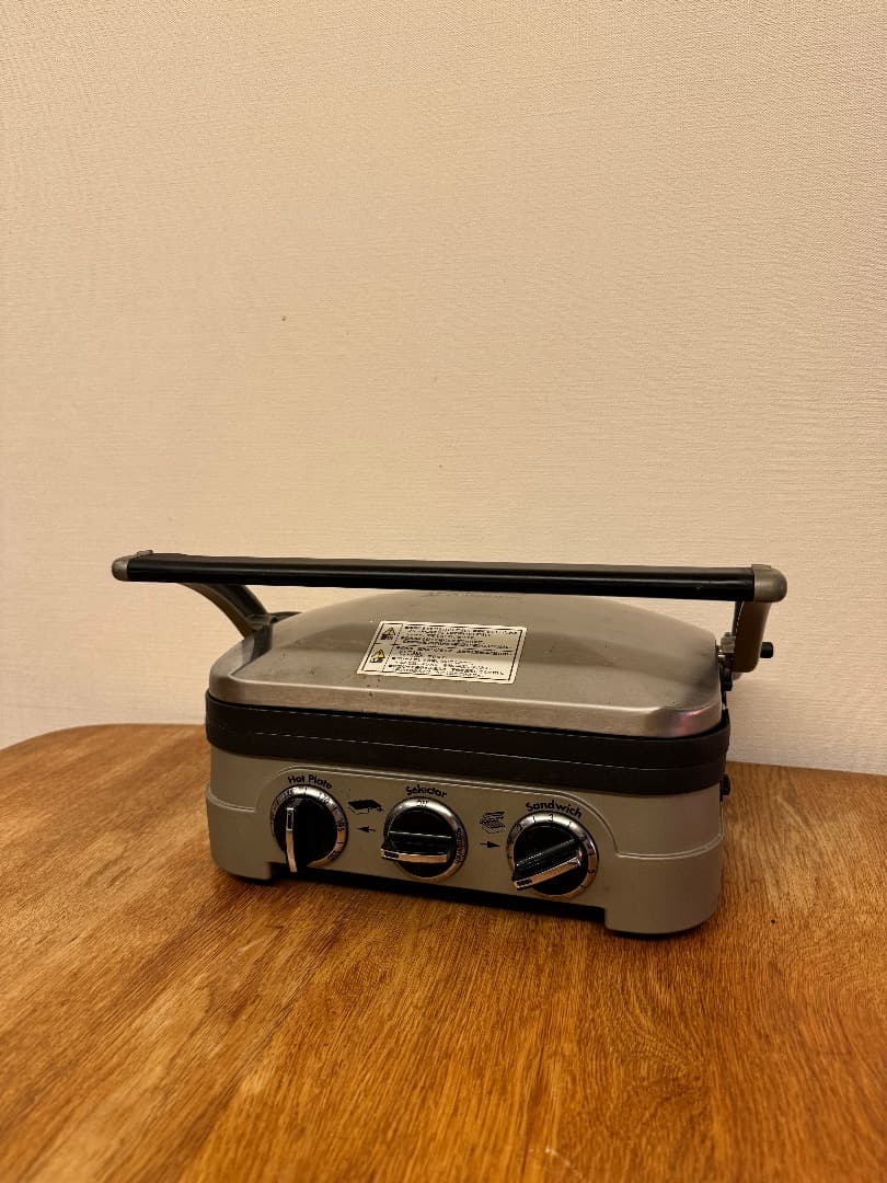 レシピBook付き！！クイジナート　マルチプレートGR−4NJ
