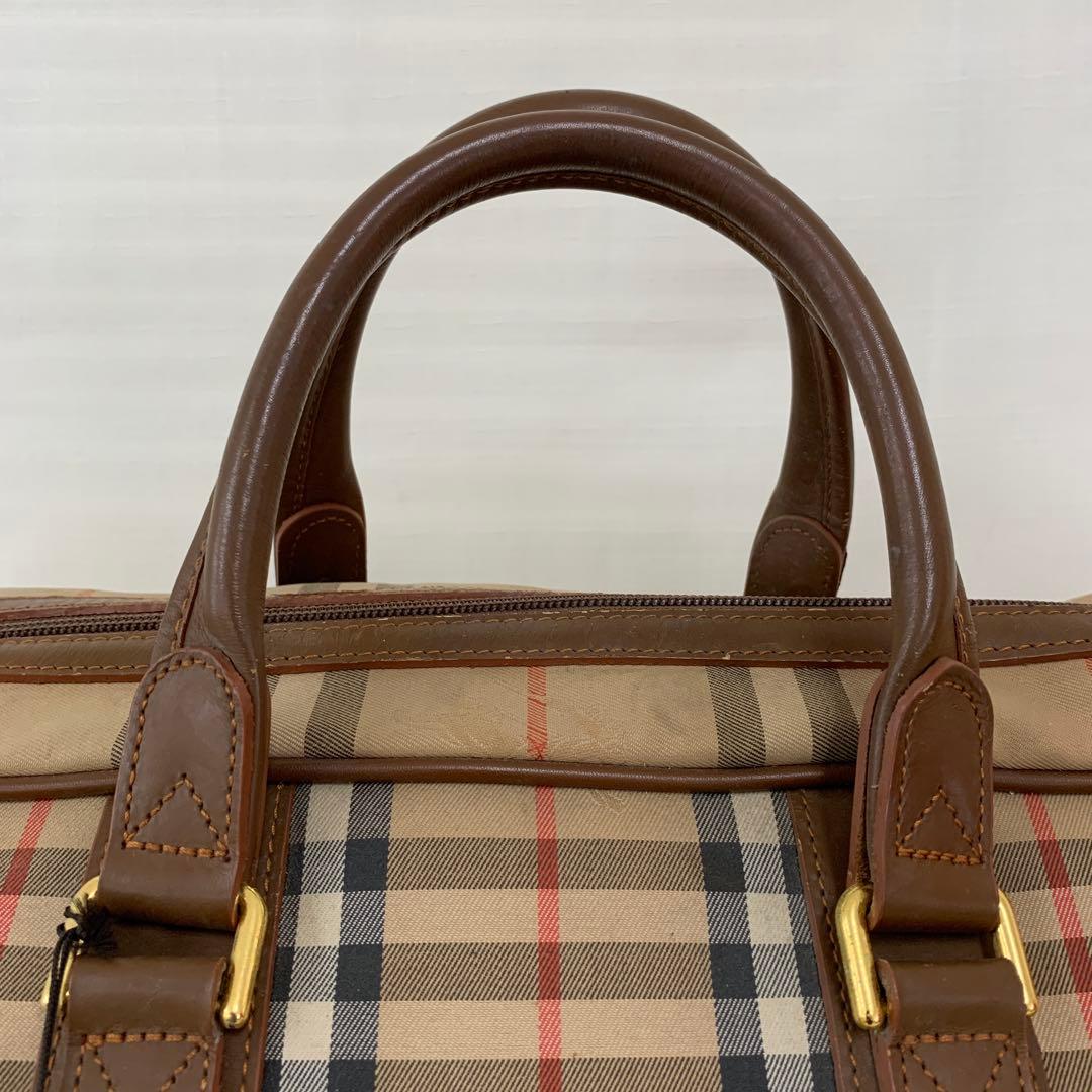 BURBERRY バーバリー　ボストンバッグ ノバチェック柄