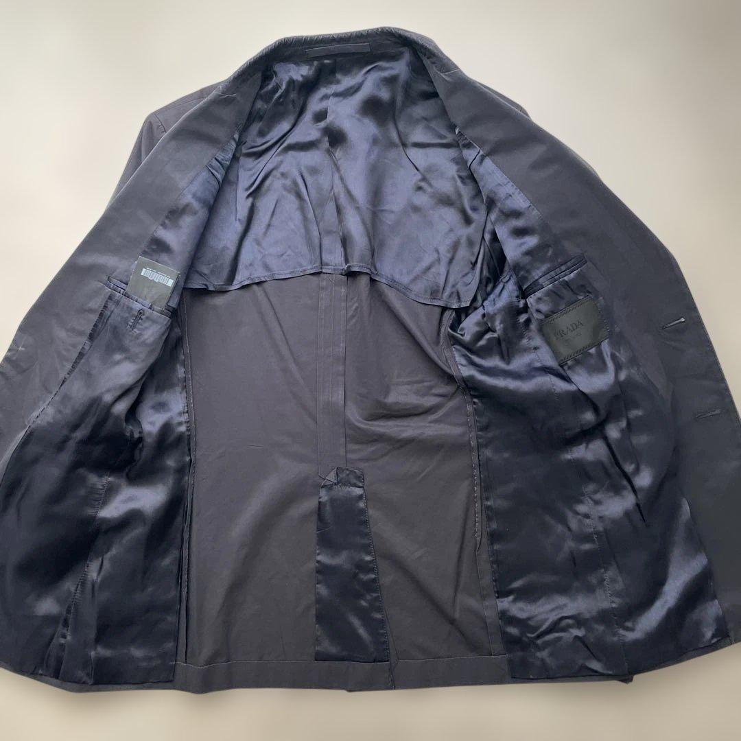 PRADA コットン スーツ イタリア製 ブラック 46R