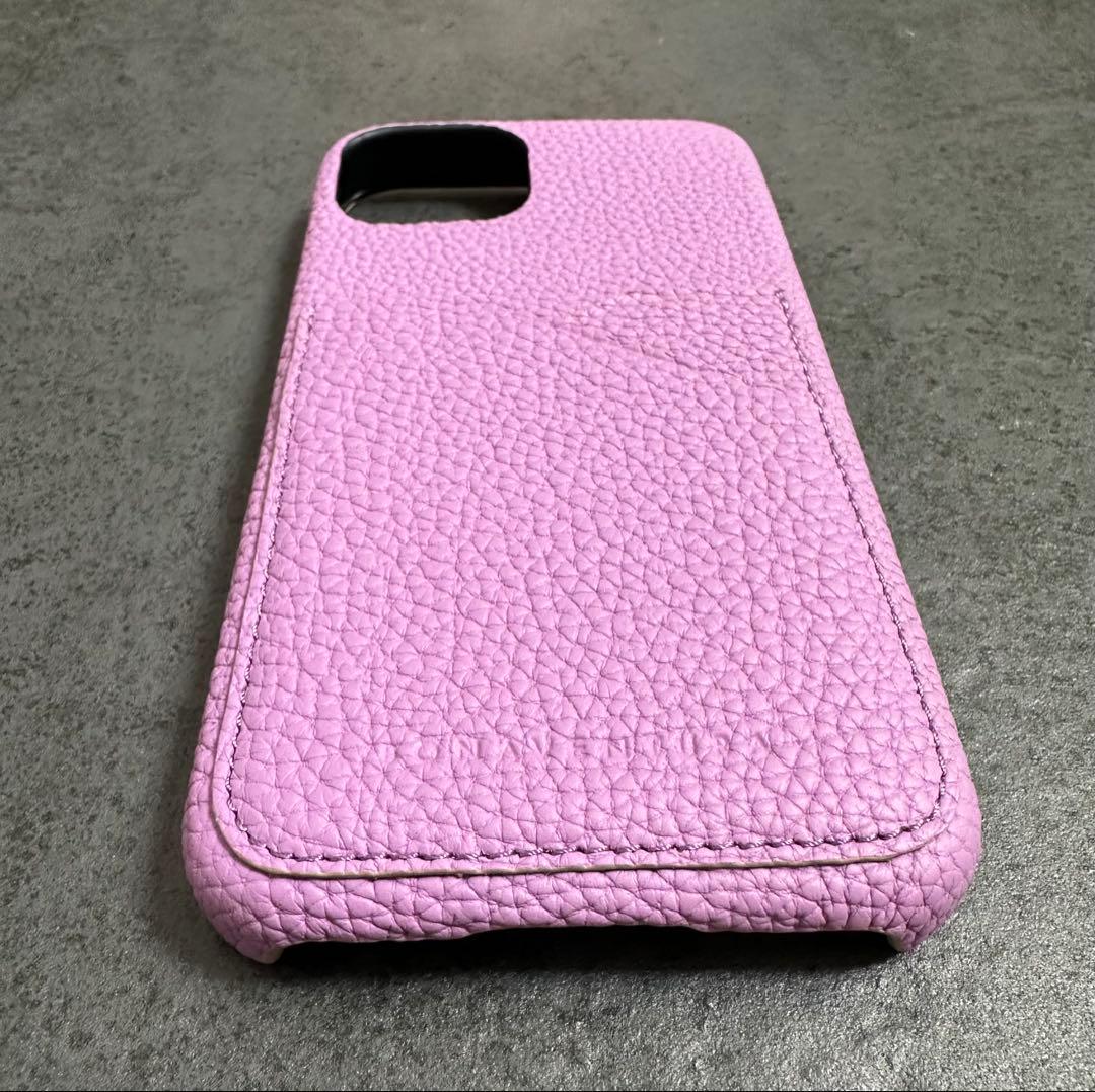 【新品　未使用品】ボナベンチュラ iPhone14 ケース パールパープル