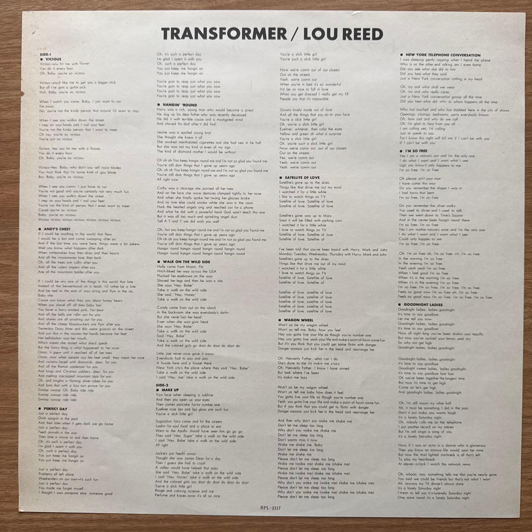 Lou Reed – Transformer