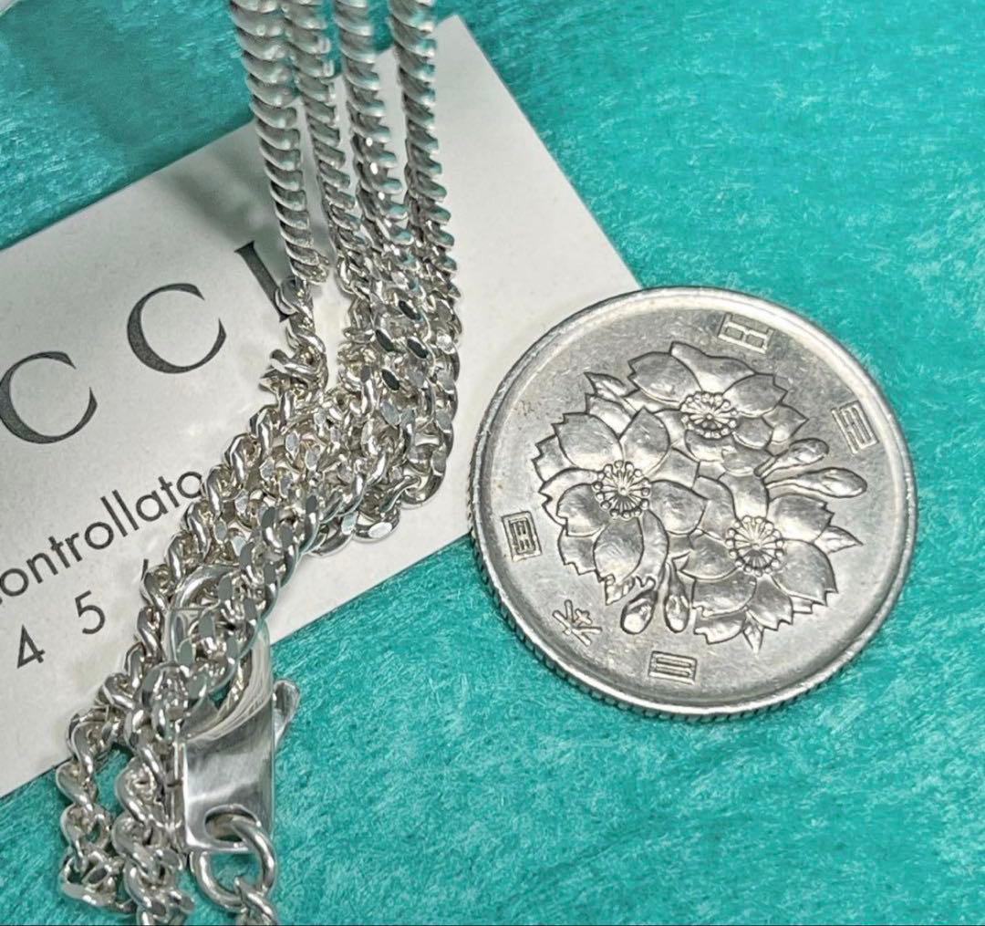 美品　GUCCI 2.5ミリ 喜平チェーンネックレス