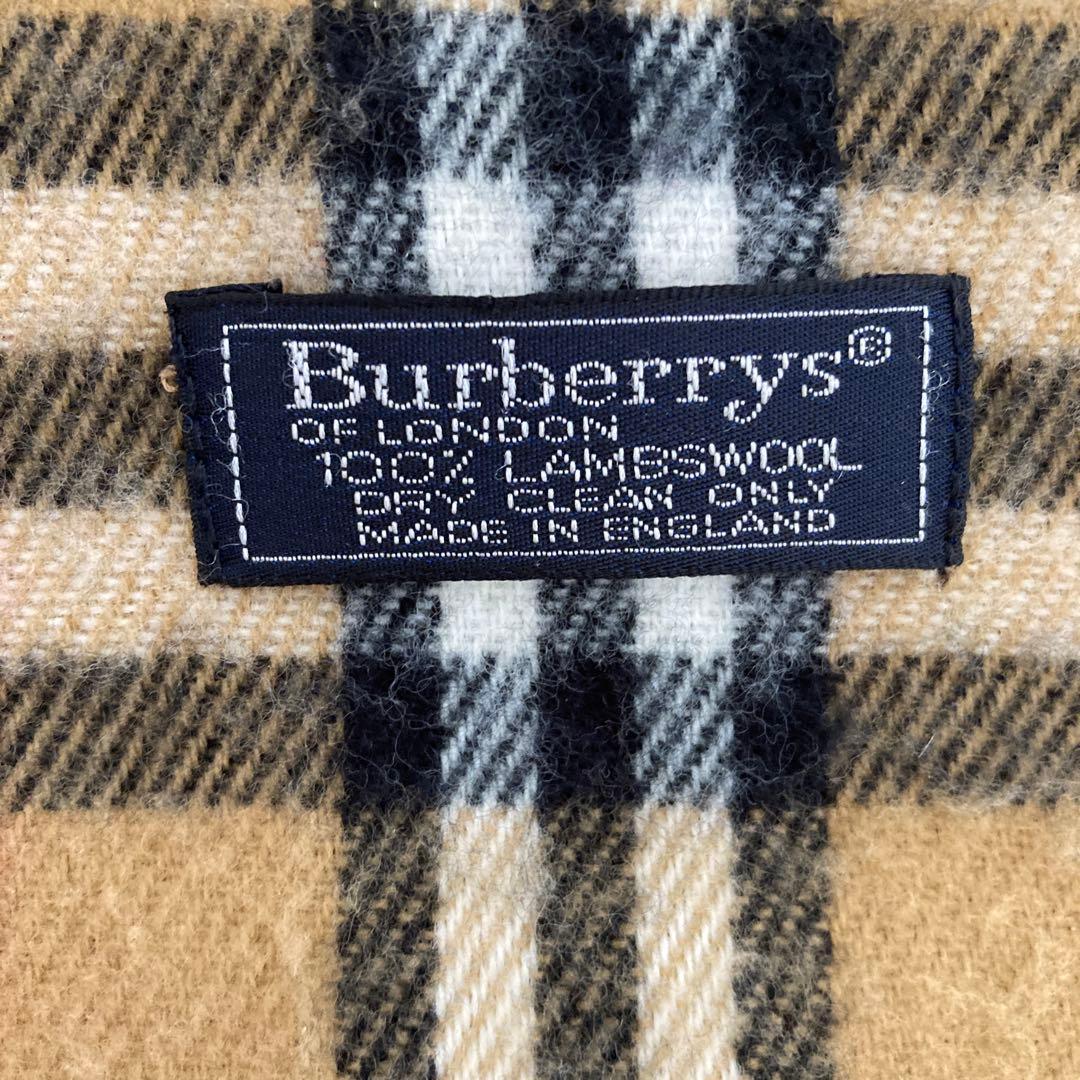 Burberry's ベージュチェックマフラー