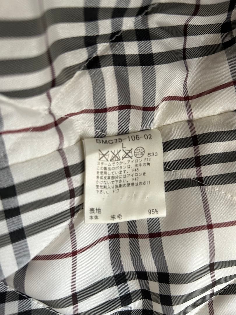 【美品】♡BURBERRY BLACK LABEL♡ ダッフルコート Lサイズ