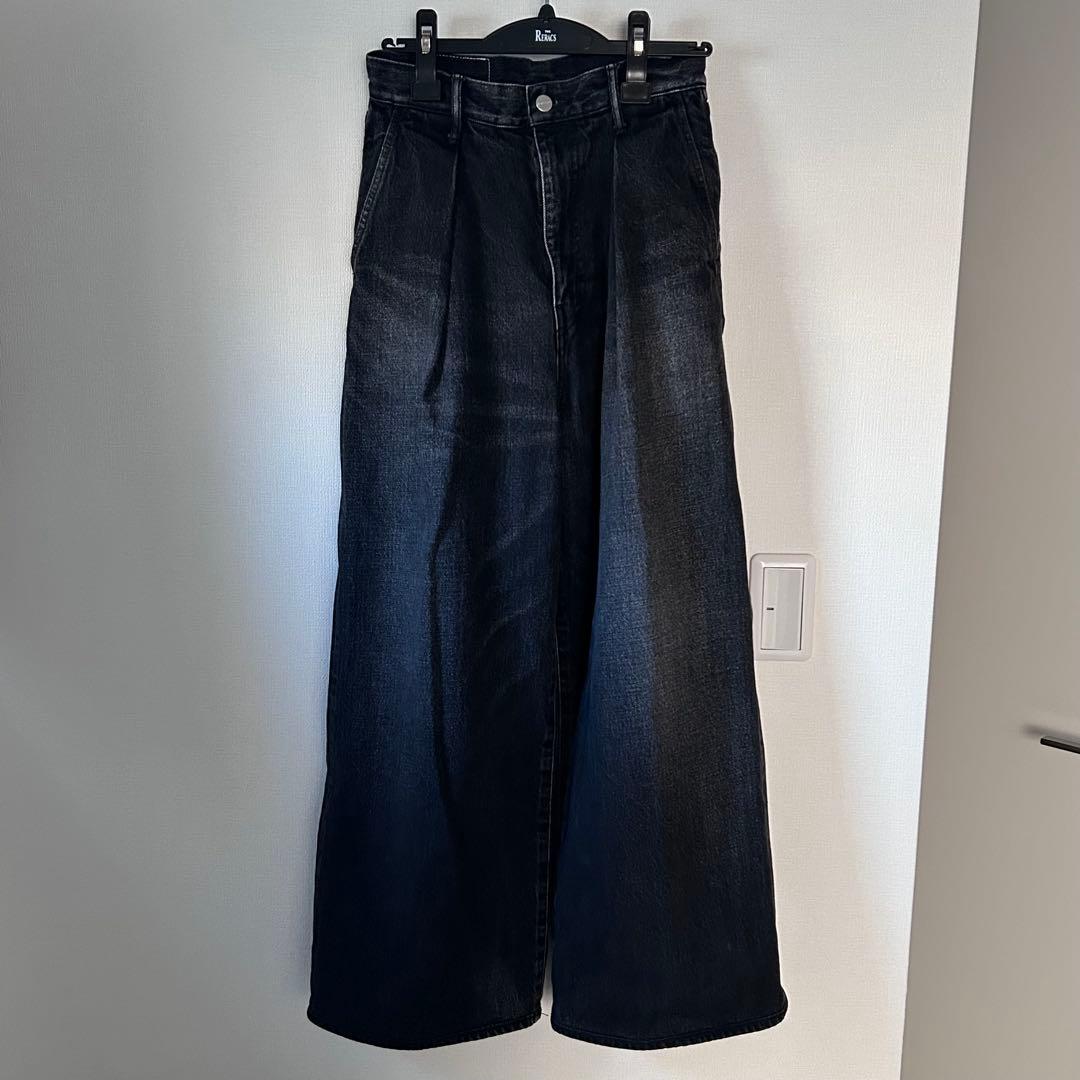 パンツ Selvage Denim Two Tuck Wide Pants 00