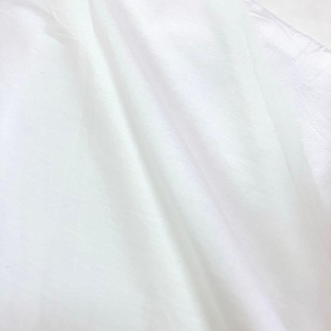 美品＊mizuiro ind メッシュミックスワイドプルオーバ Tシャツ 白