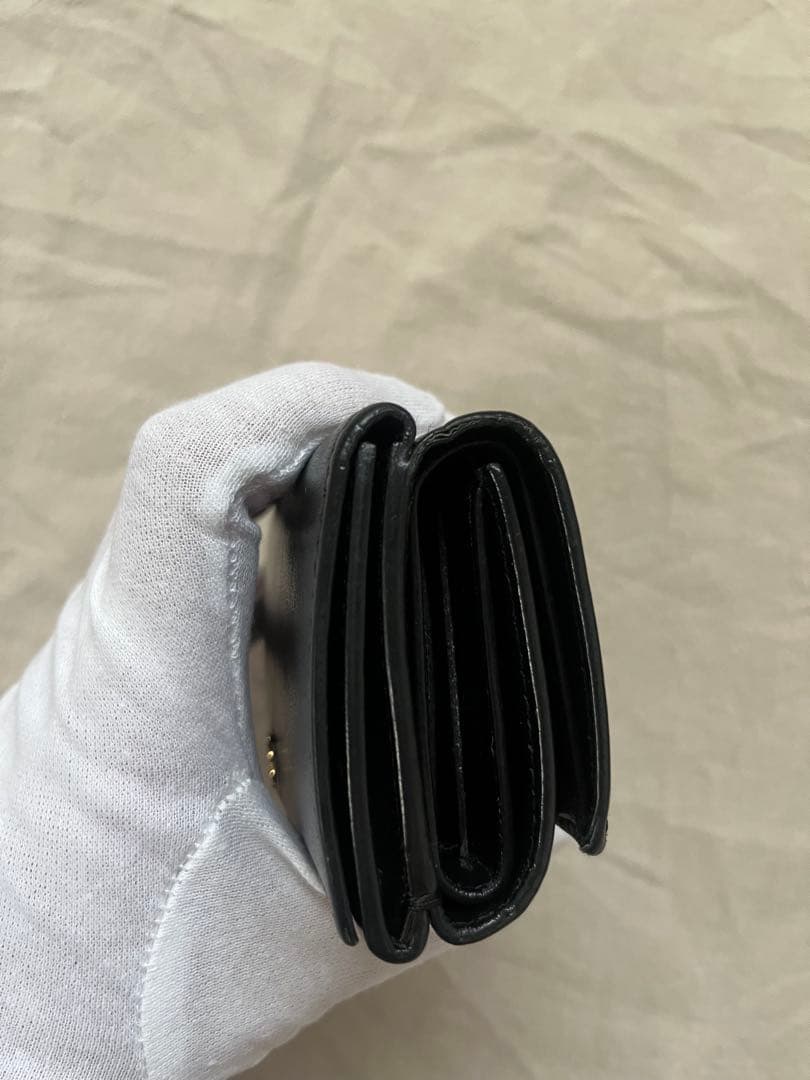 ショウ様BURBERRY 三つ折財布 TBロゴ コンパクトウォレット レザー