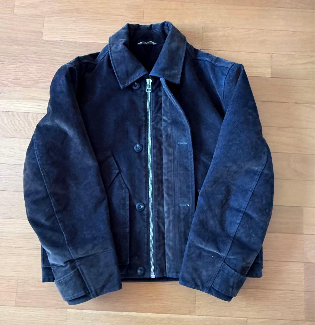春服に激推し‼️ ZARA即完売した、ベロアツイルジャケット【Lサイズ】