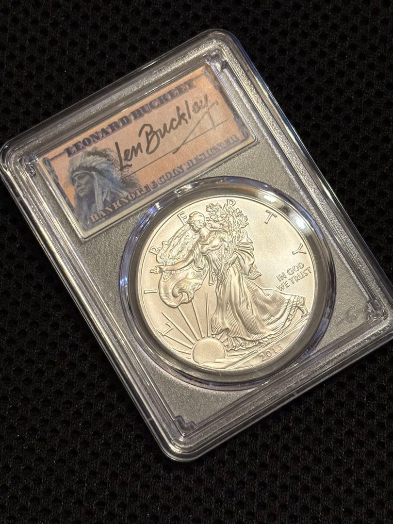 ⭐︎れりる⭐︎PCGS MS70 2013-S アメリカン・シルバー