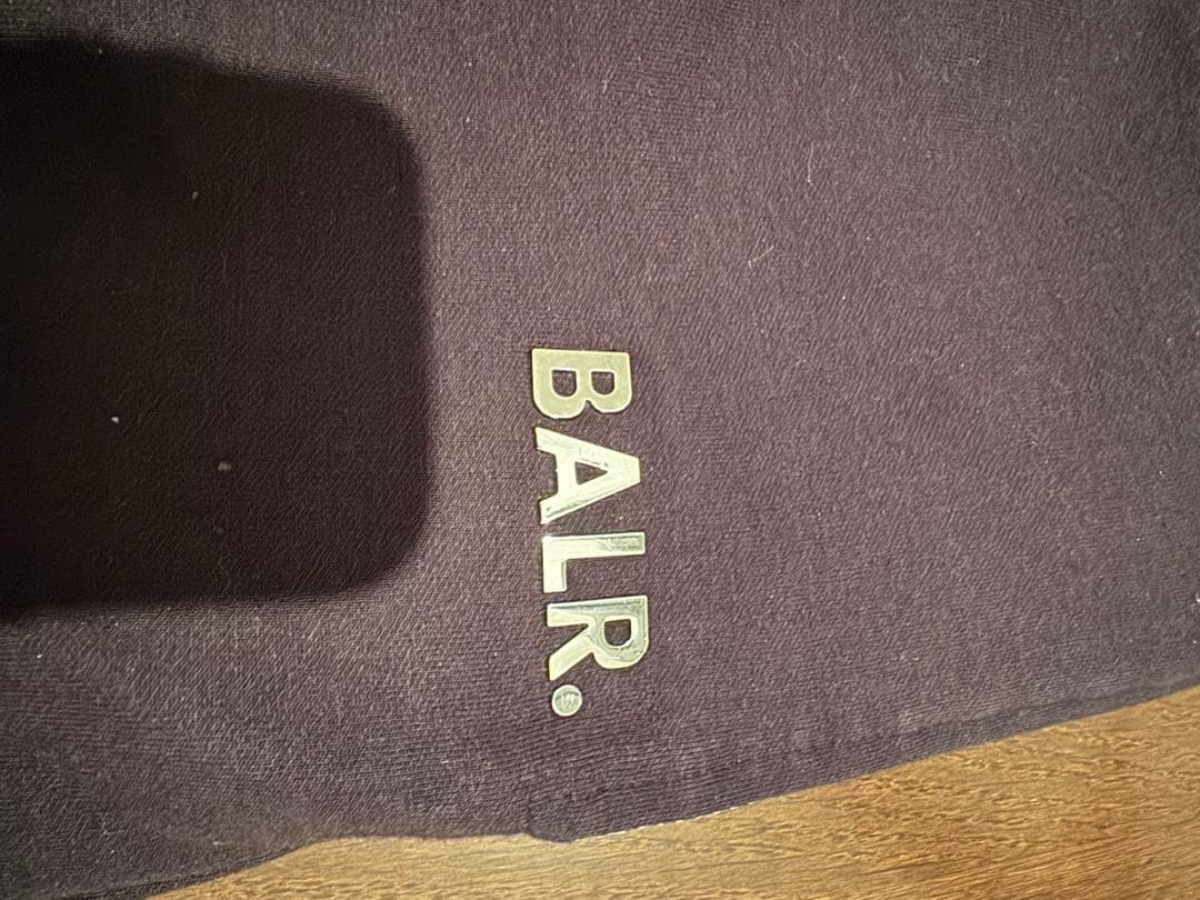 BALR. 黒パンツ ジッパーポケット付き