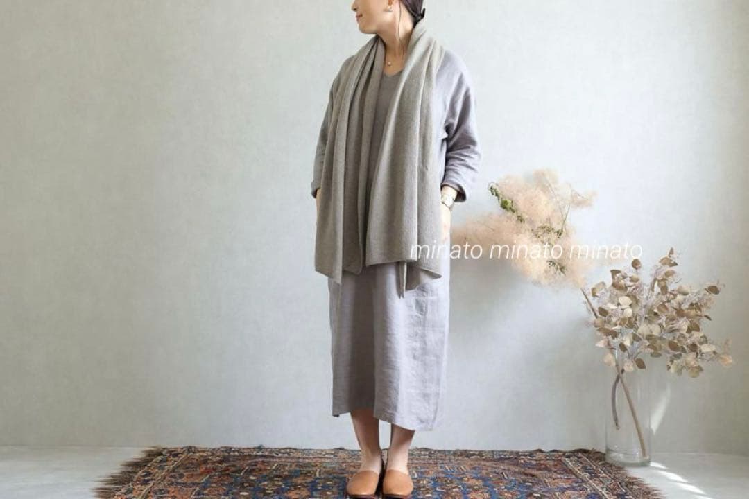 towa美品 evam eva エヴァム エヴァ カシミヤ100%ストール