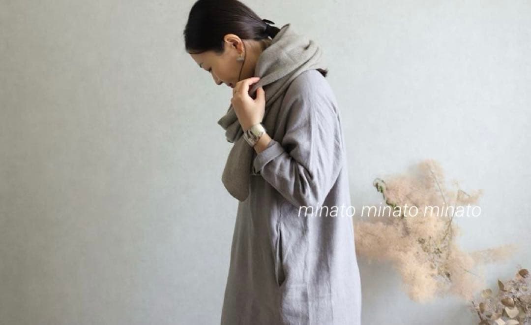 towa美品 evam eva エヴァム エヴァ カシミヤ100%ストール