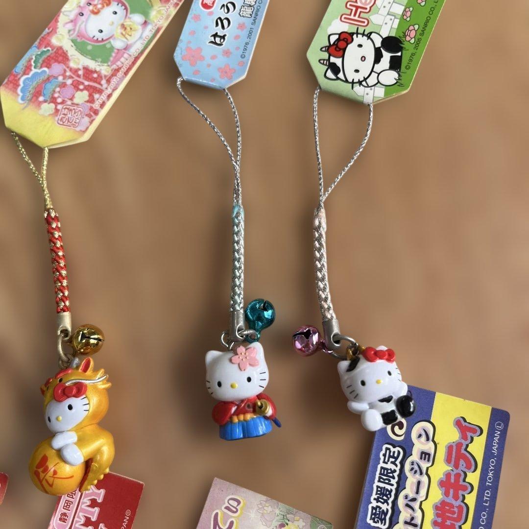 ご当地キティ　根付けストラップ　12種セット　キャラクターグッズ
