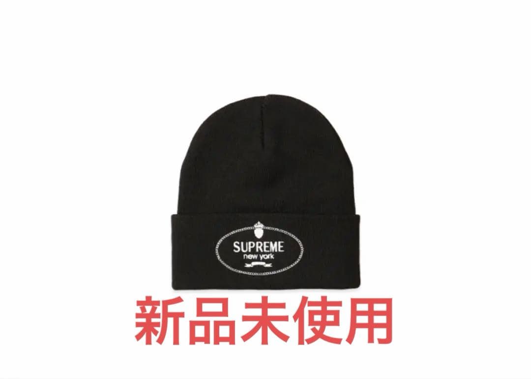 帽子 SUPREME Crest Beanie \"Black\"