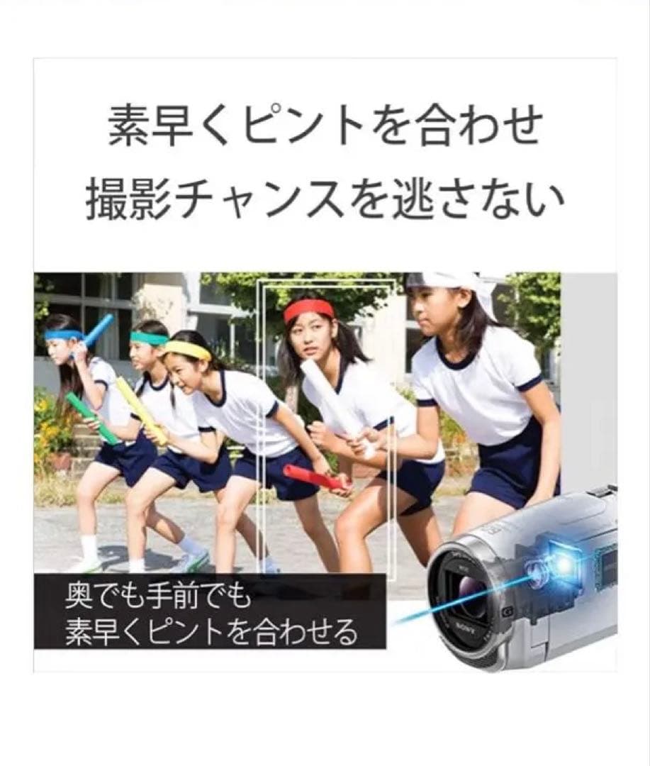 SONY HDR-CX680 レッド ビデオカメラ/SONY マイク　セット