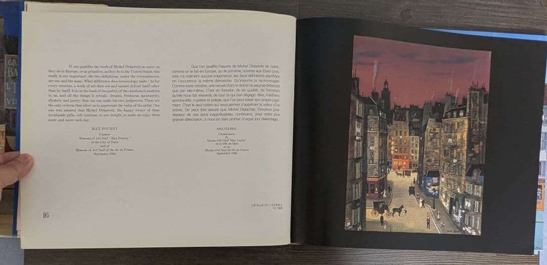洋書　Michel Delacroix　ミシェル・ドラクロワ 画集　作品集