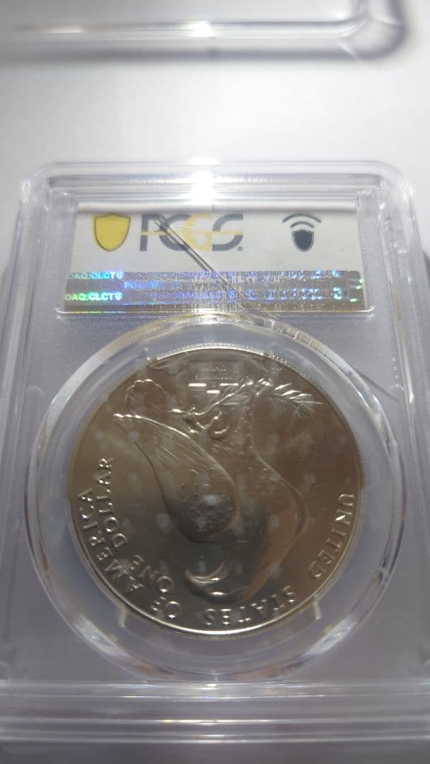 1ドル銀貨1984年アメリカL.A.オリンピックPCGS MS69 商品説明必読
