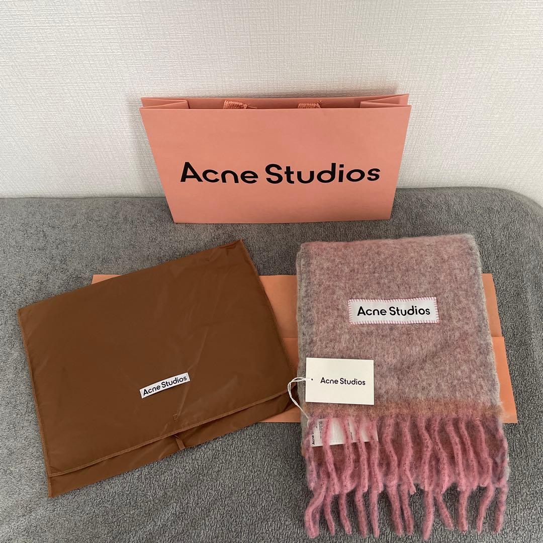 Acne Studios ウールモヘアスカーフ - ナロー
