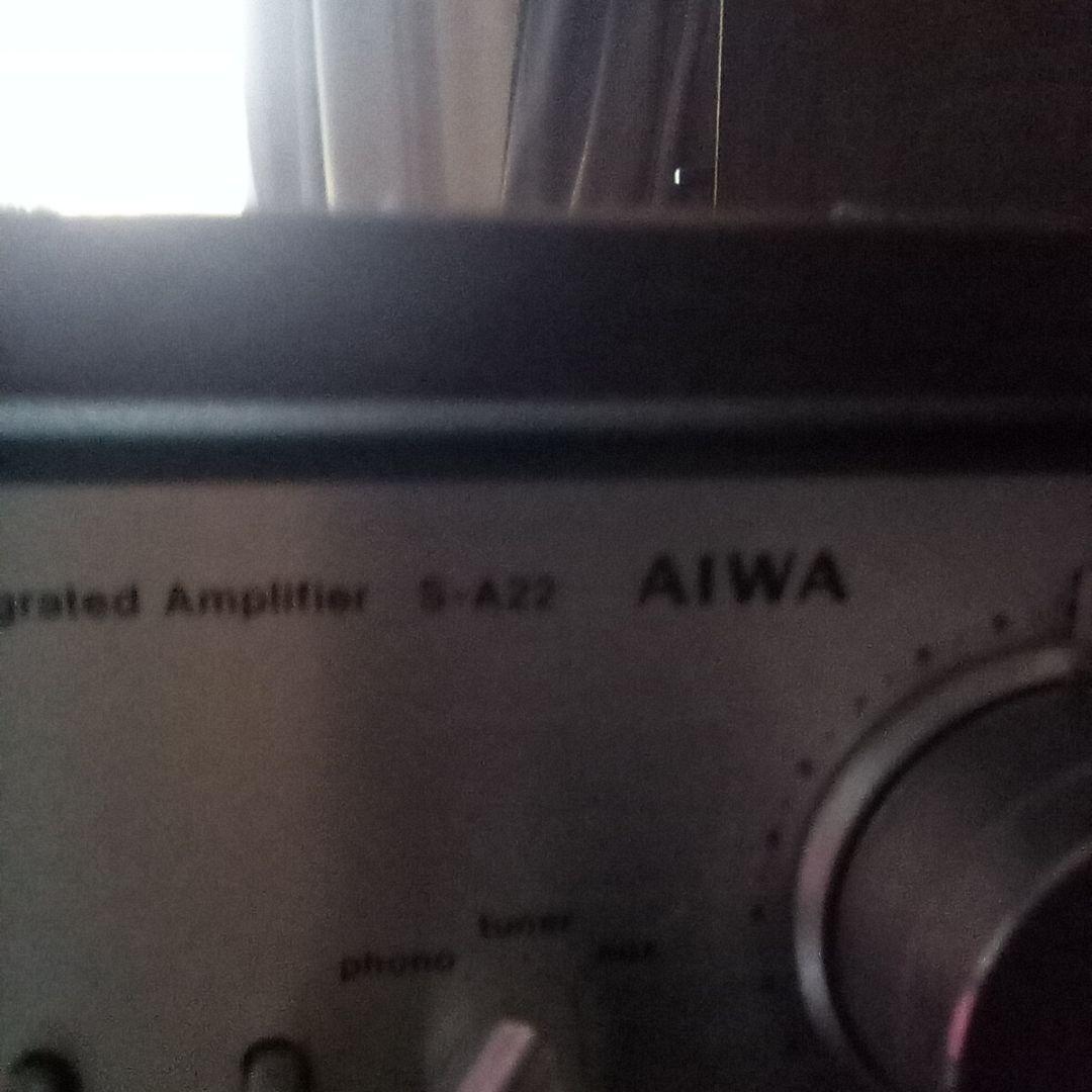 AIWA S-A22 プリメインアンプとカセットデッキ