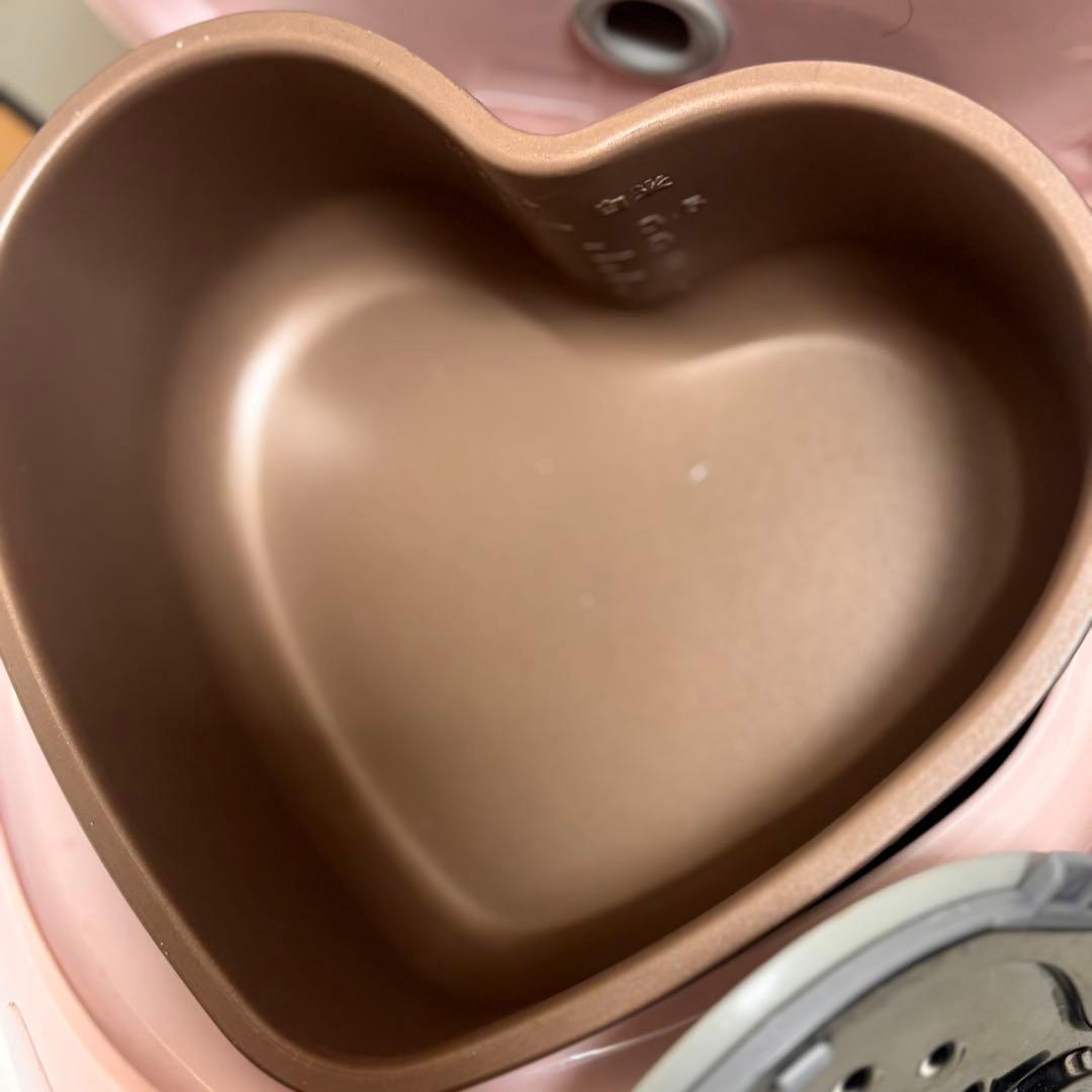 ハート型炊飯器 ピンク　ハートライスクッカー　生産販売終了商品。お値下げ中