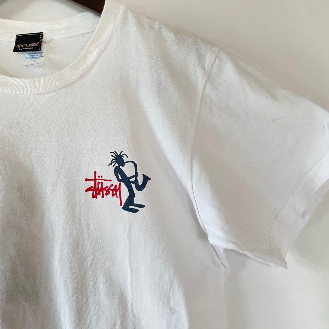 ステューシー　outdoor 00s シャドーマン　Tシャツ L ヴィンテージ