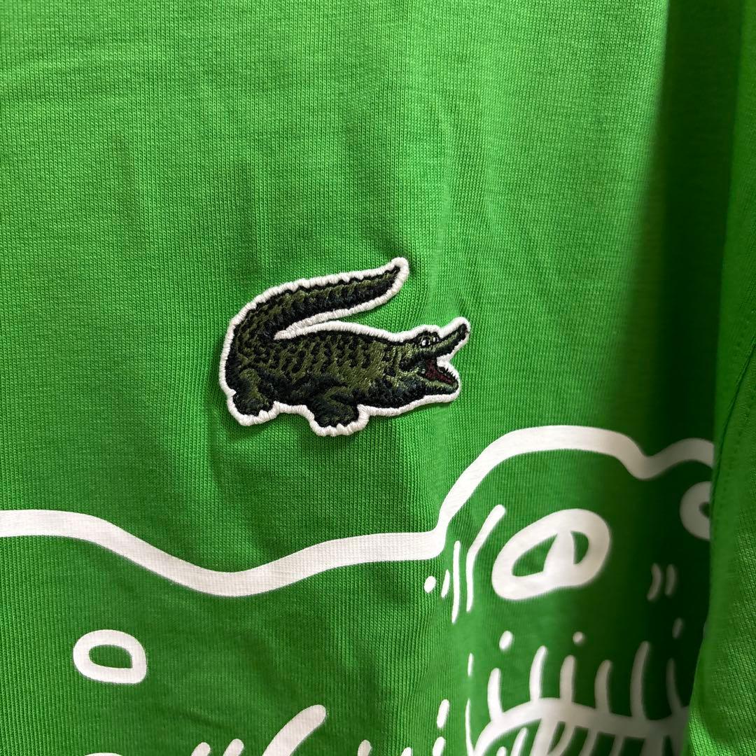 LACOSTE ビッグ クロコダイルTシャツ　US Lサイズ