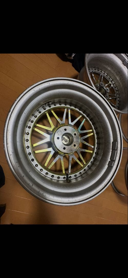 ト*メ様 18インチ workレザックス当時物アルミホイール 4本セット