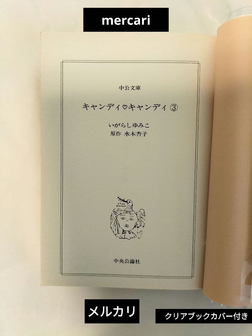 ■6巻のみ初版●クリアブックカバー付き「キャンディ・キャンディ」文庫版　全巻