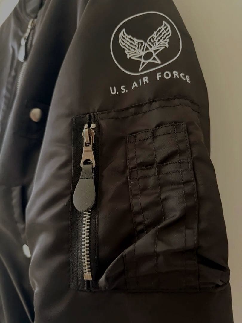 U.S. AIR FORCE MA-1 USAFフライトジャケット Lサイズ
