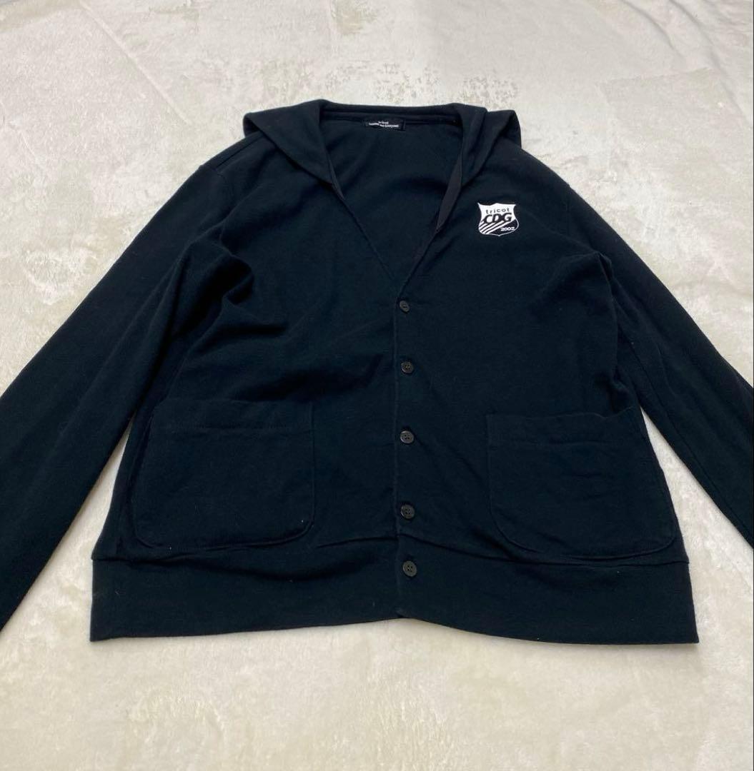 【美品】tricot COMME des GARCONS ロゴカーディガン