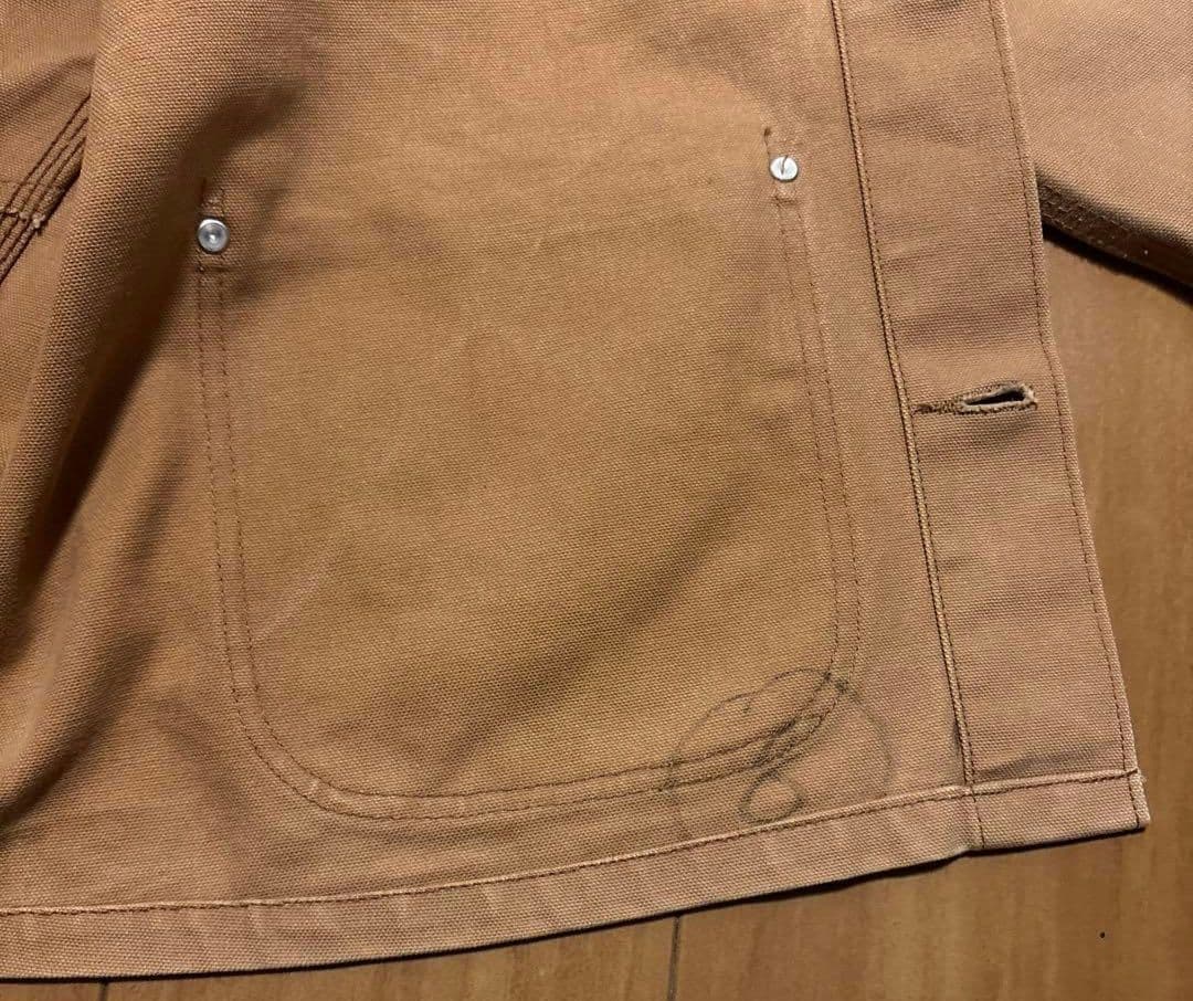 【美品】Carhartt ミシガンチョアコート 裏地無し ブラウン 6C