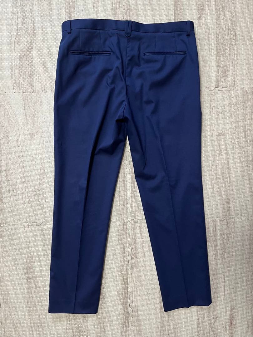 【美品】　ZARA ブルー　ネイビー　スーツ　セットアップ　XL 50
