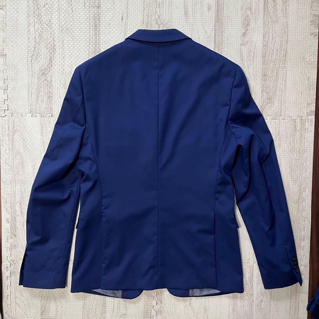 【美品】　ZARA ブルー　ネイビー　スーツ　セットアップ　XL 50