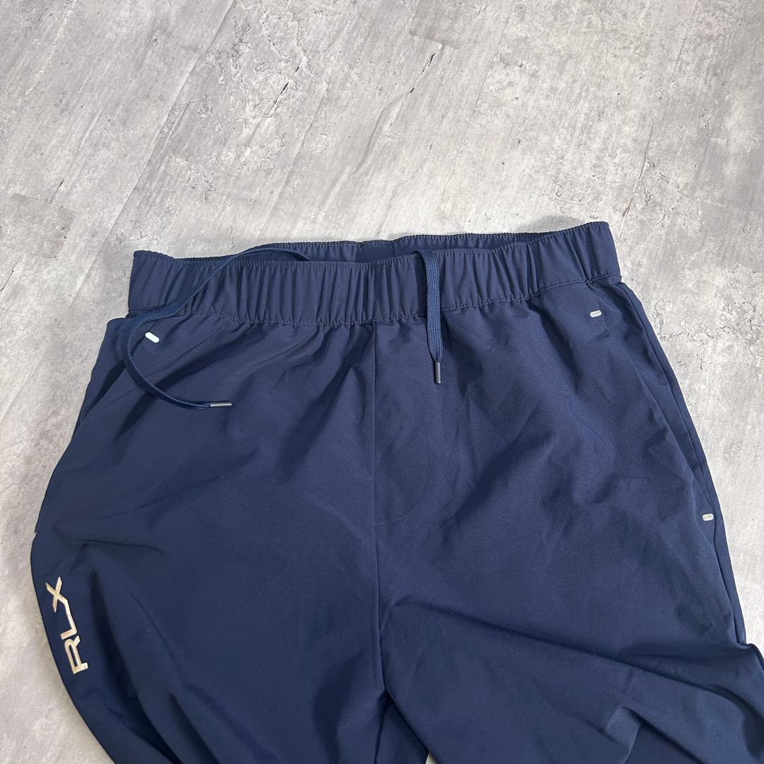 C488 美品 RLX RALPH LAUREN ストレッチパンツ 濃紺 薄手