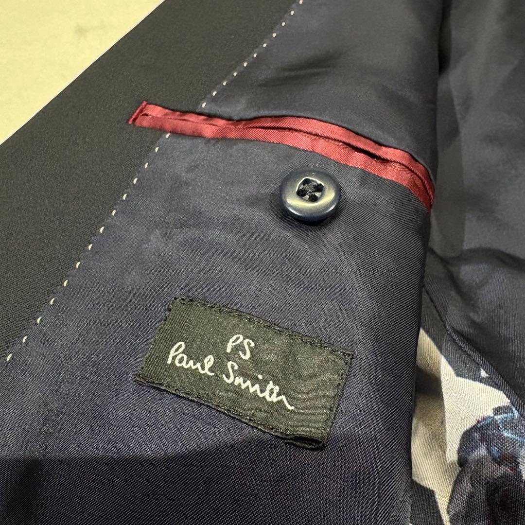 Paul Smith ポールスミス 花柄 ネイビー テーラードジャケット M