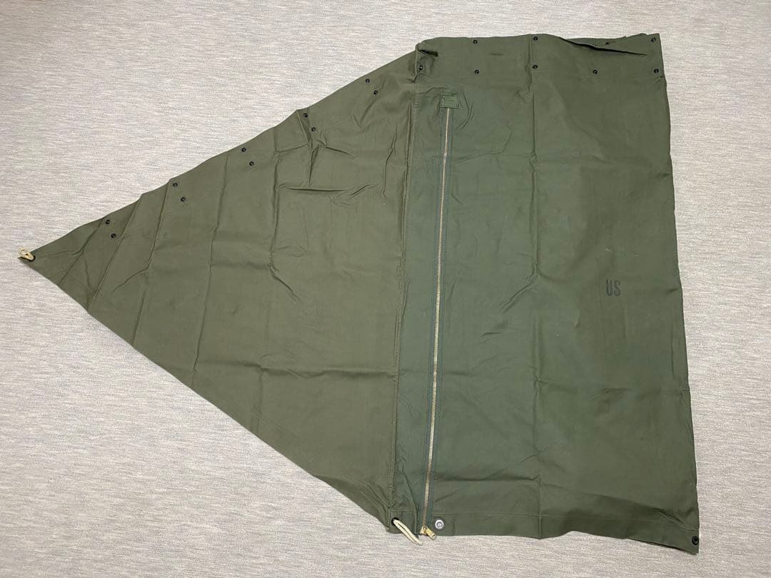 【希少・美品】　USパップテント　シェルターハーフ　03年製　ファスナー加工済み