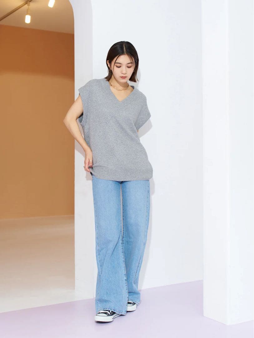 新品　Levi’s リーバイス RIBCAGE WIDE LEG 26inch