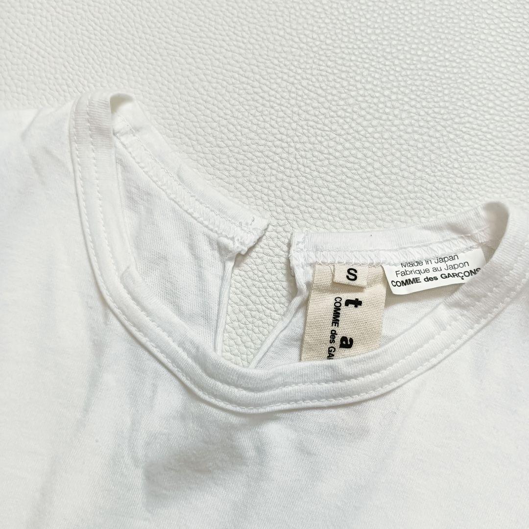 美品♡コムデギャルソン 刺繍切替カットソー Tシャツ エンブロイダリーdバンダナ
