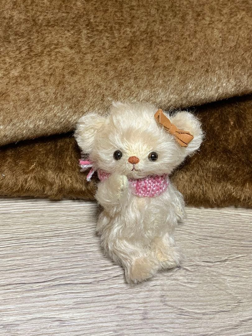 優しい毛色 テディベア ハンドメイドぬいぐるみ ぬいぐるみは家族