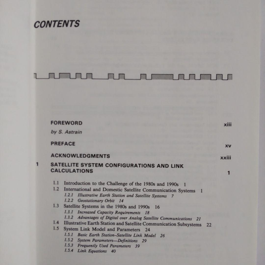洋書 Digital Communications Satellite / Earth