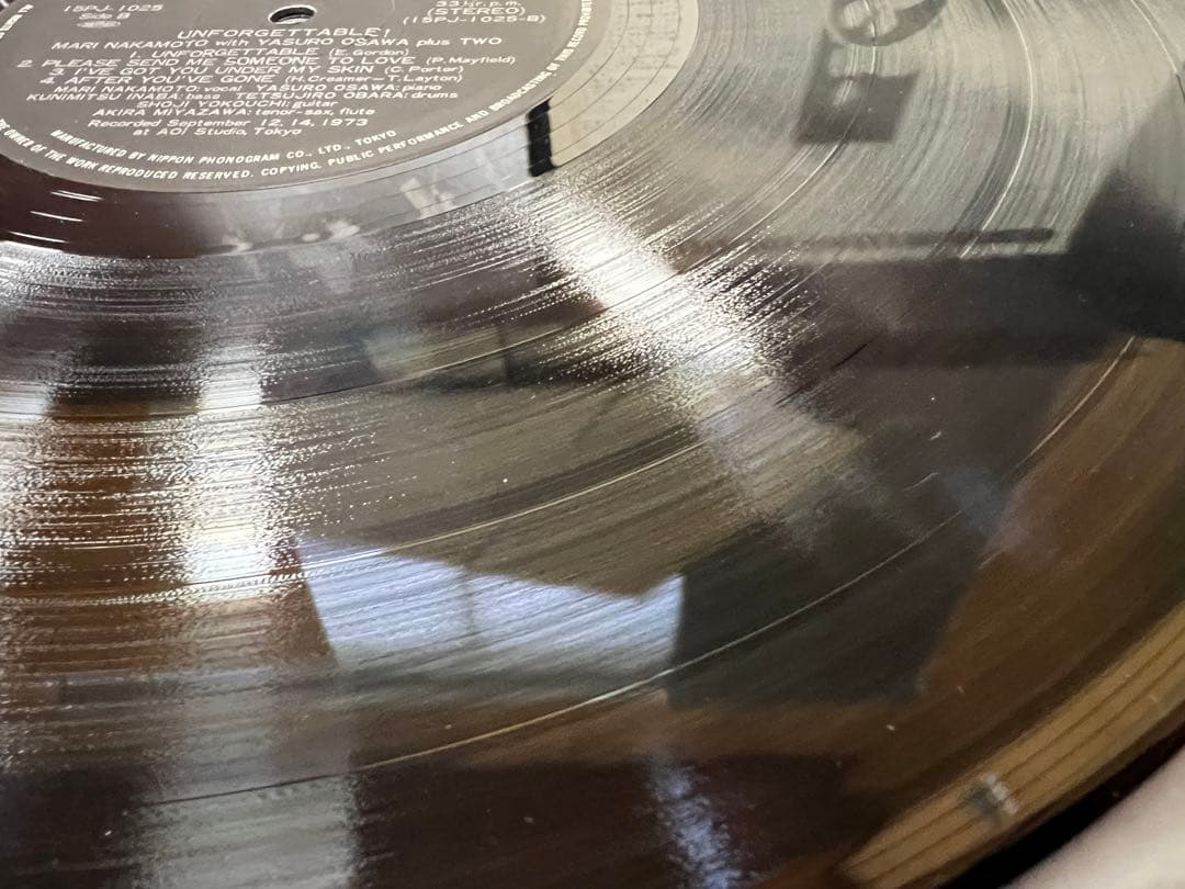 希少盤 中本マリ アンフォゲッタブル 15PJ-1025 TBM LPレコード