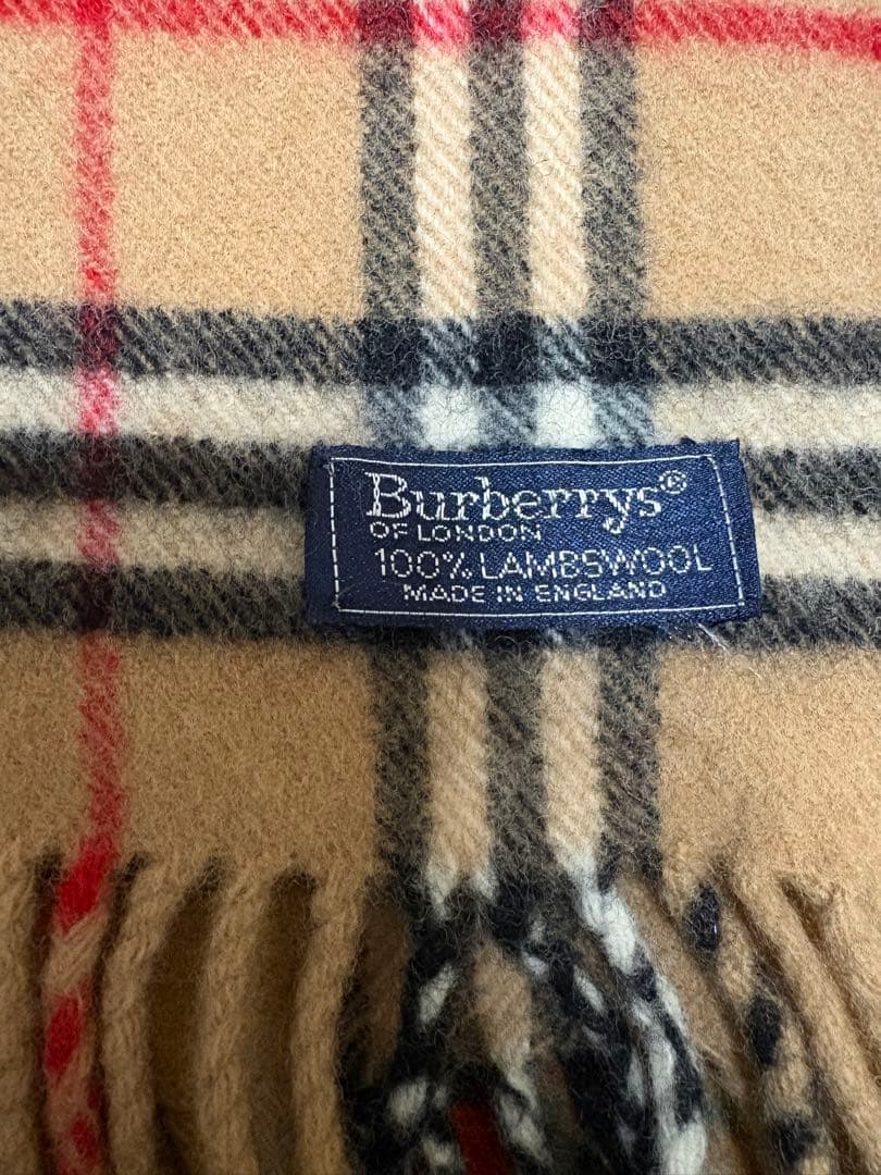 BURBERRY バーバリー マフラー ノバチェック ラムウール100%