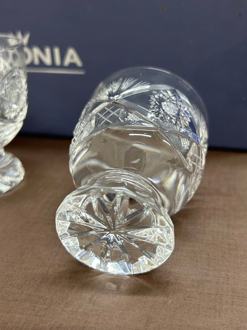 POLONIA クリスタルデキャンタとグラスセット