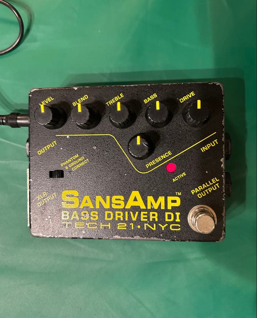 SansAmp Bass D DI V1前期➕tech21アダプター