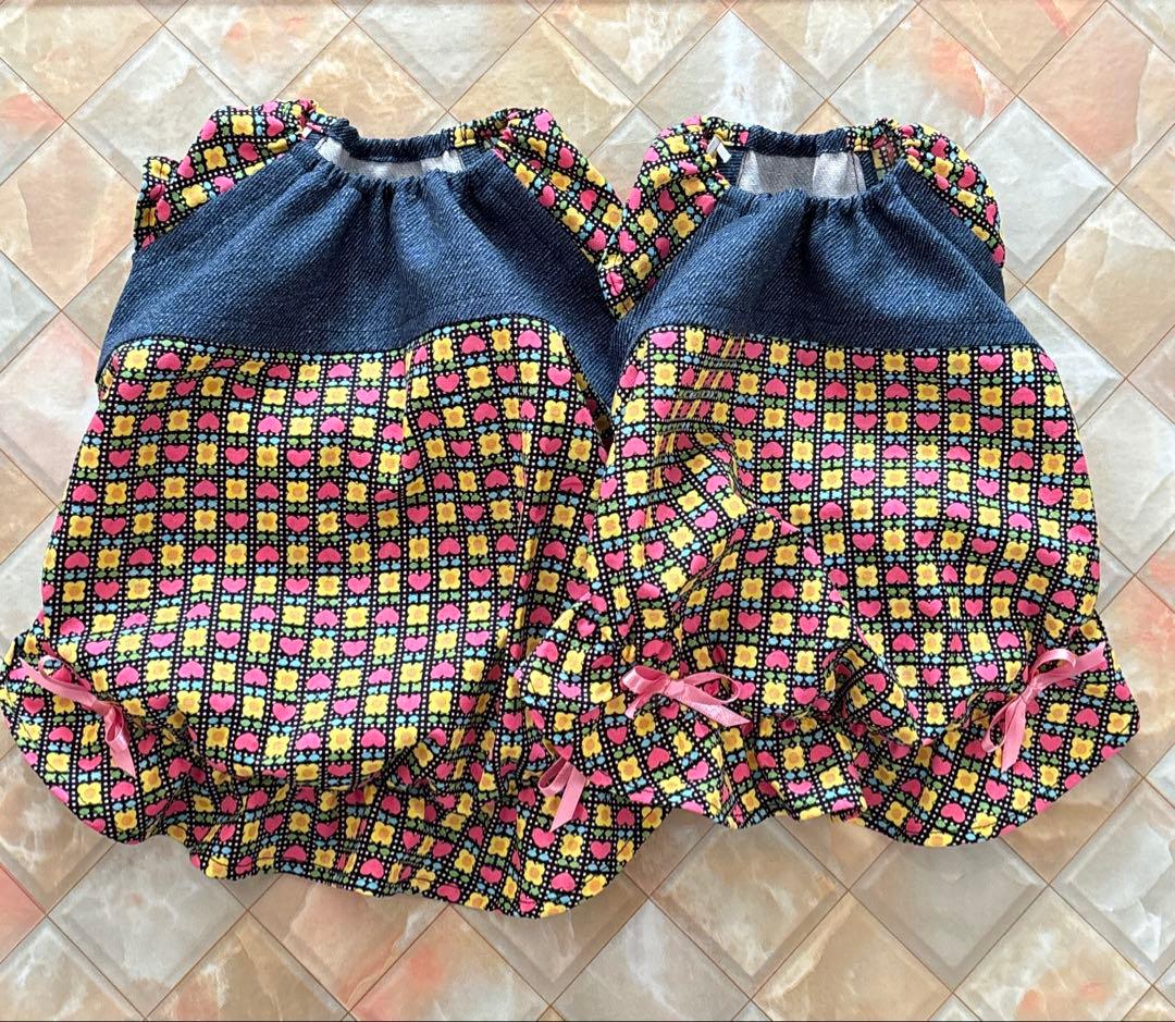 まるもは　ハンドメイド犬服　ワンピース
