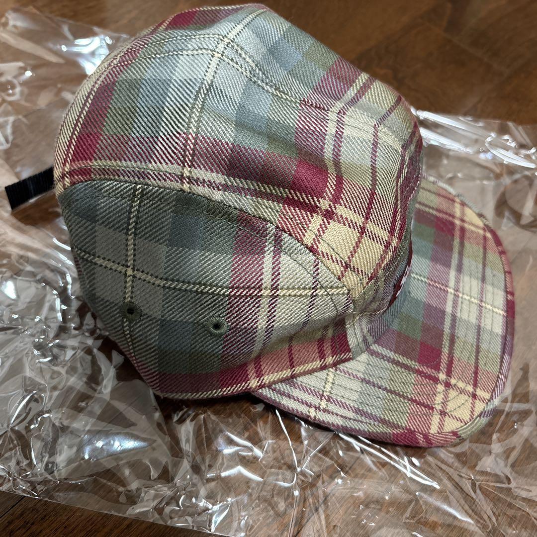 シュプリーム Camp Cap チェック　locharron 新品未使用