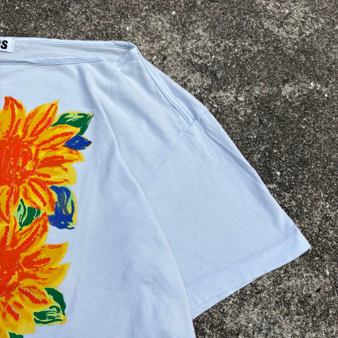 80s issey miyake 半袖 Tシャツ 花柄 プリント イッセイミヤケ
