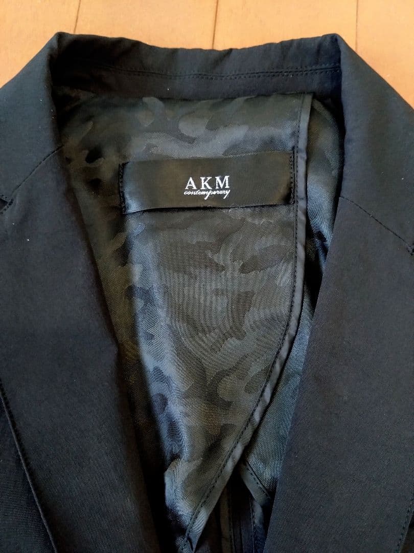 【美品】AKM 黒ナイロンジャケット メンズM